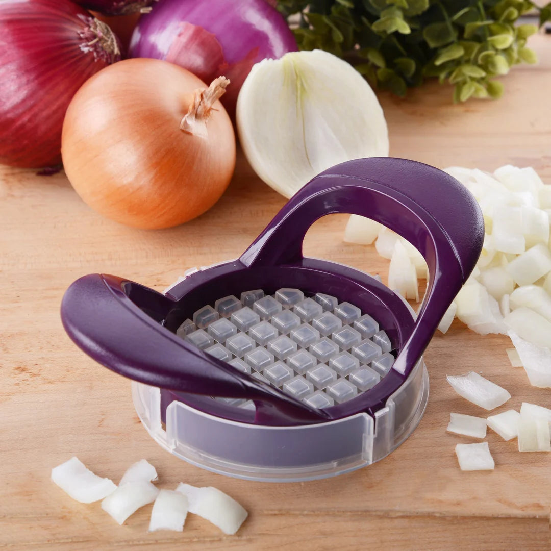 Prepara Onion Chopper Dicer With Integrated Container- Perfectly Diced Onions/ Essential Kitchen Tool PM-1038
