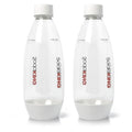 SodaKing 1L Moderna Carbonating Bottles Twin Pack White