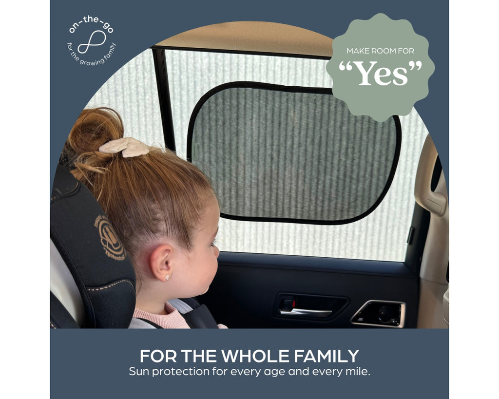 DreamBaby Insta Cling 2PK Car Shades– Instantly Pops Up/ Compact Easy To Use F1203