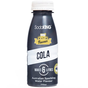 SodaKing 6x Pack Classic Cola Sparkling Syrup Soda Water Drink Mix- Makes 24 Litres (6L Each)