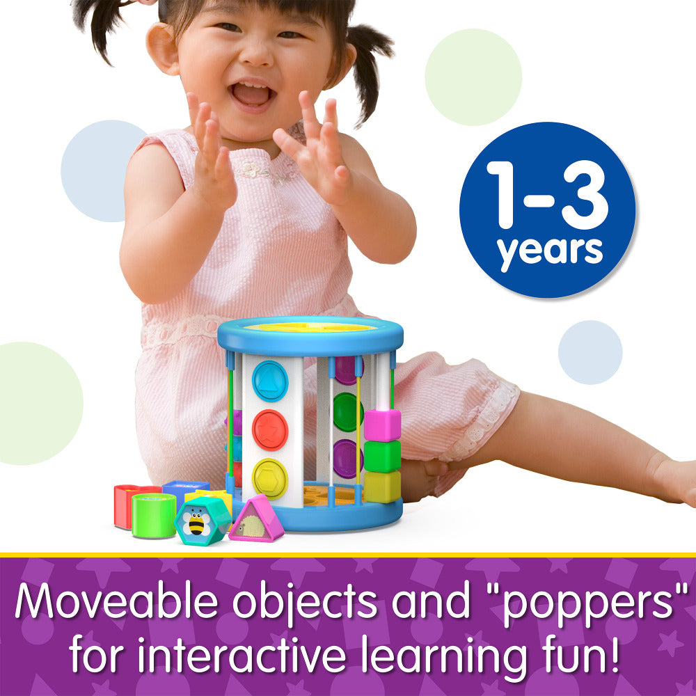 The Learning Journey Pop & Discover Kids Shape Sorter Toy- Pop In/ Pop Out Pretend Play Toy