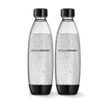 SodaStream 1L 1000ml Fuse Black Carbonating Bottles Twin Pack
