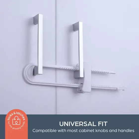 DreamBaby 3PK 3 Pack Sliding Locks Child Safety- For Cupboards/ Drawers/ Appliances F183
