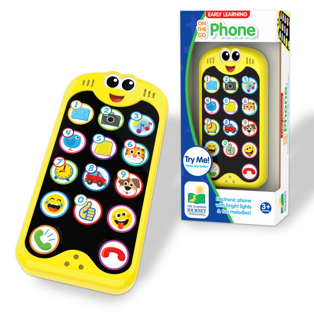 The Learning Journey On The Go Kids Baby Phone- Promotes Listening/ Visual Skills Entertainment Fun