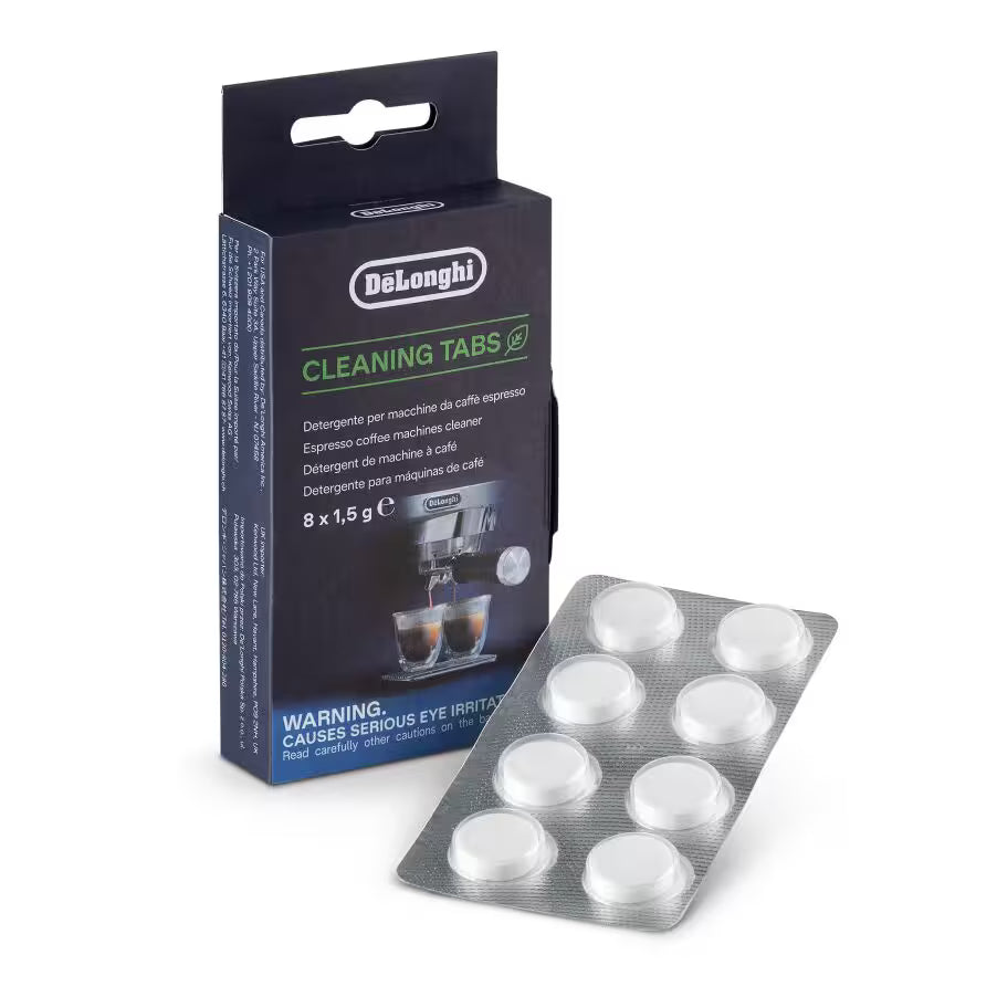 De'Longhi Cleaning Tablets For Coffee Machine- Removes Coffee Oils/ Grounds Highly Effective DLSC552