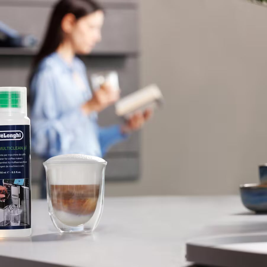 De'Longhi 250ml Eco MultiClean Solution For Milk Residue Coffee Machine- DLSC550