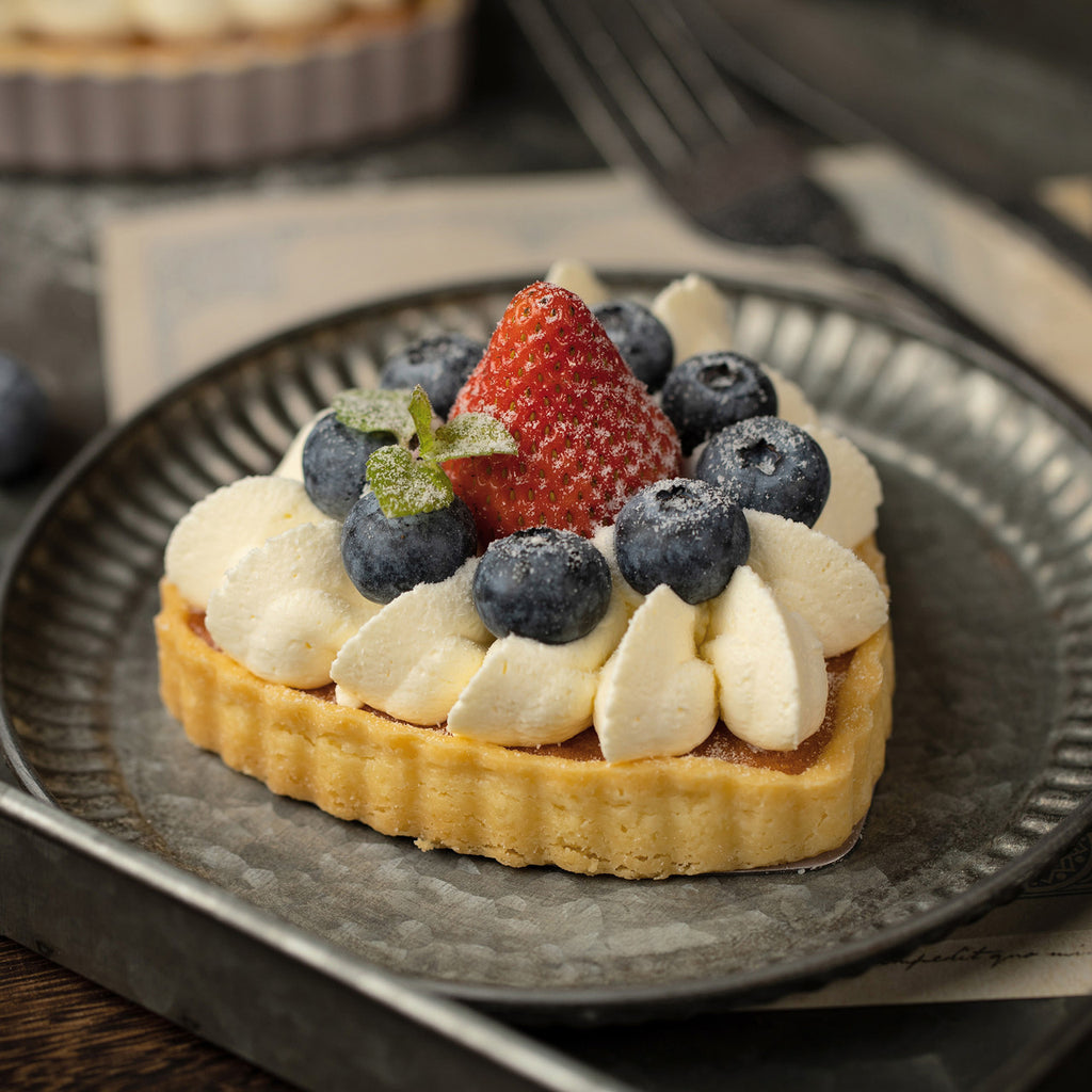 Chefmade Heart- Shaped Mini Tart Pan Bakeware Set Of 4– Perfect For Tarts/ Desserts/ Cheesecakes Everyday Baking