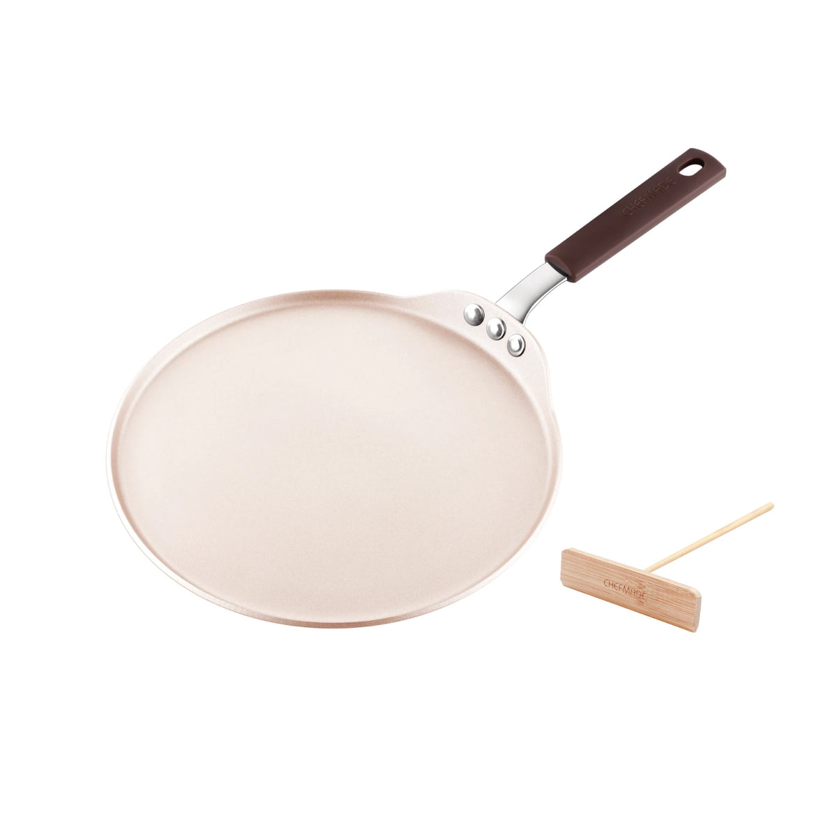 Chefmade 28cm Non- Stick Crepe Bake Pan- Cafe Style Homemade/ Perfectly Cooked Crepes 43028
