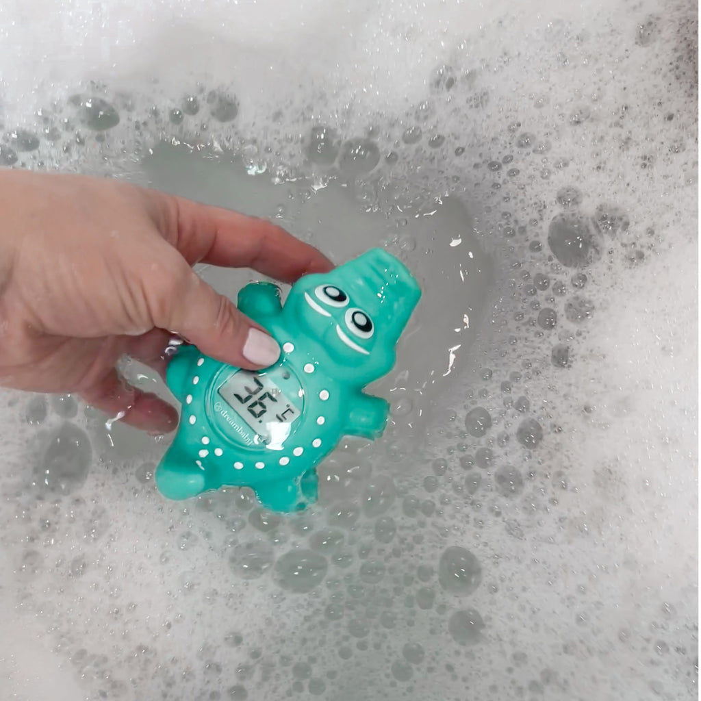 DreamBaby Bath & Room Baby Digital Thermometer Crocodile- Temperature Display/ Dual Functionality F322