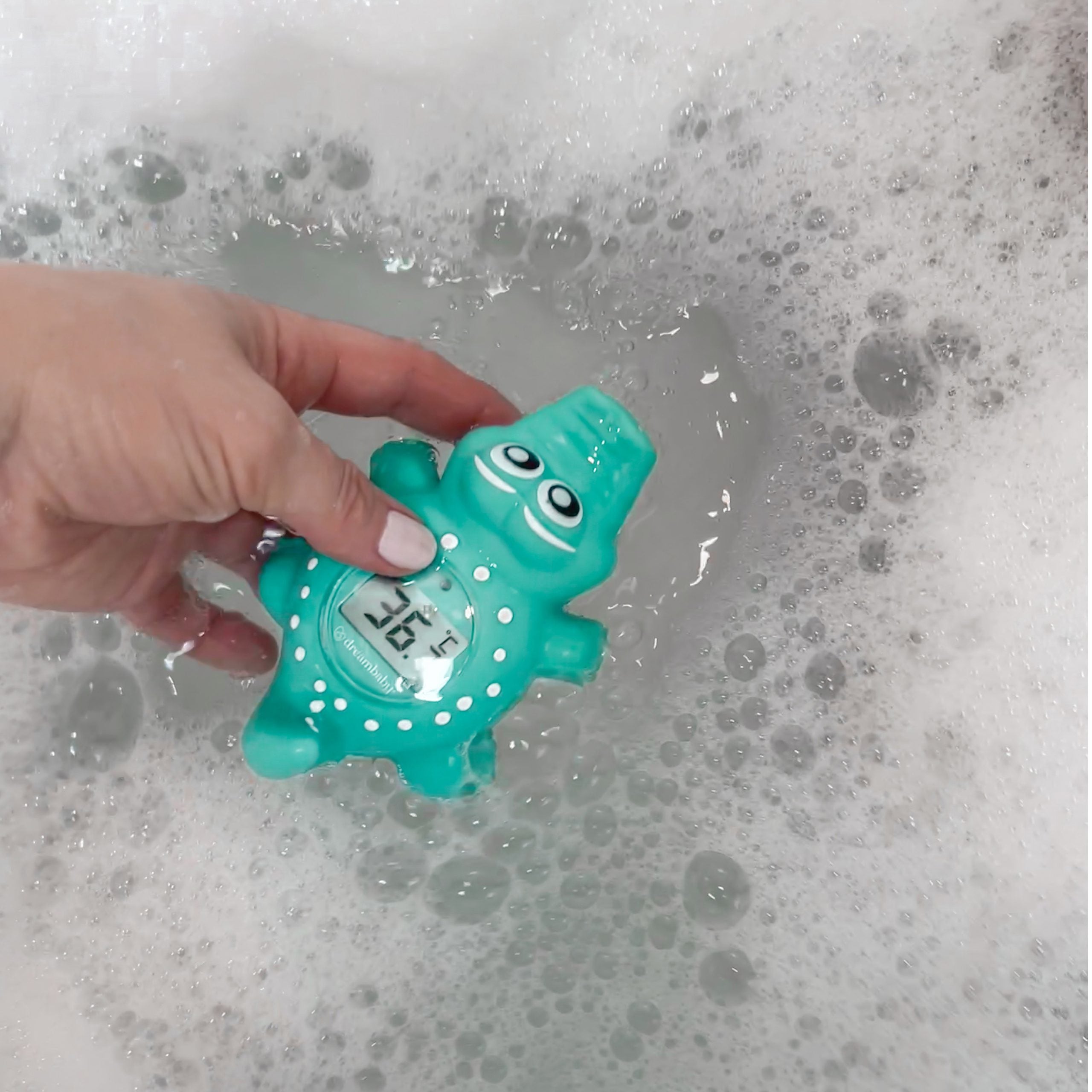 DreamBaby Bath & Room Baby Digital Thermometer Crocodile- Temperature Display/ Dual Functionality F322