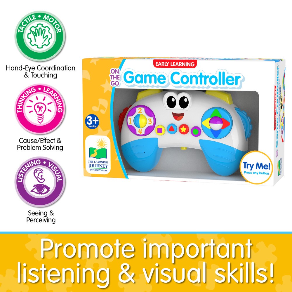 The Learning Journey On the Go Kids Baby Game Controller- Role Play/ Promotes Listening Visual Skills