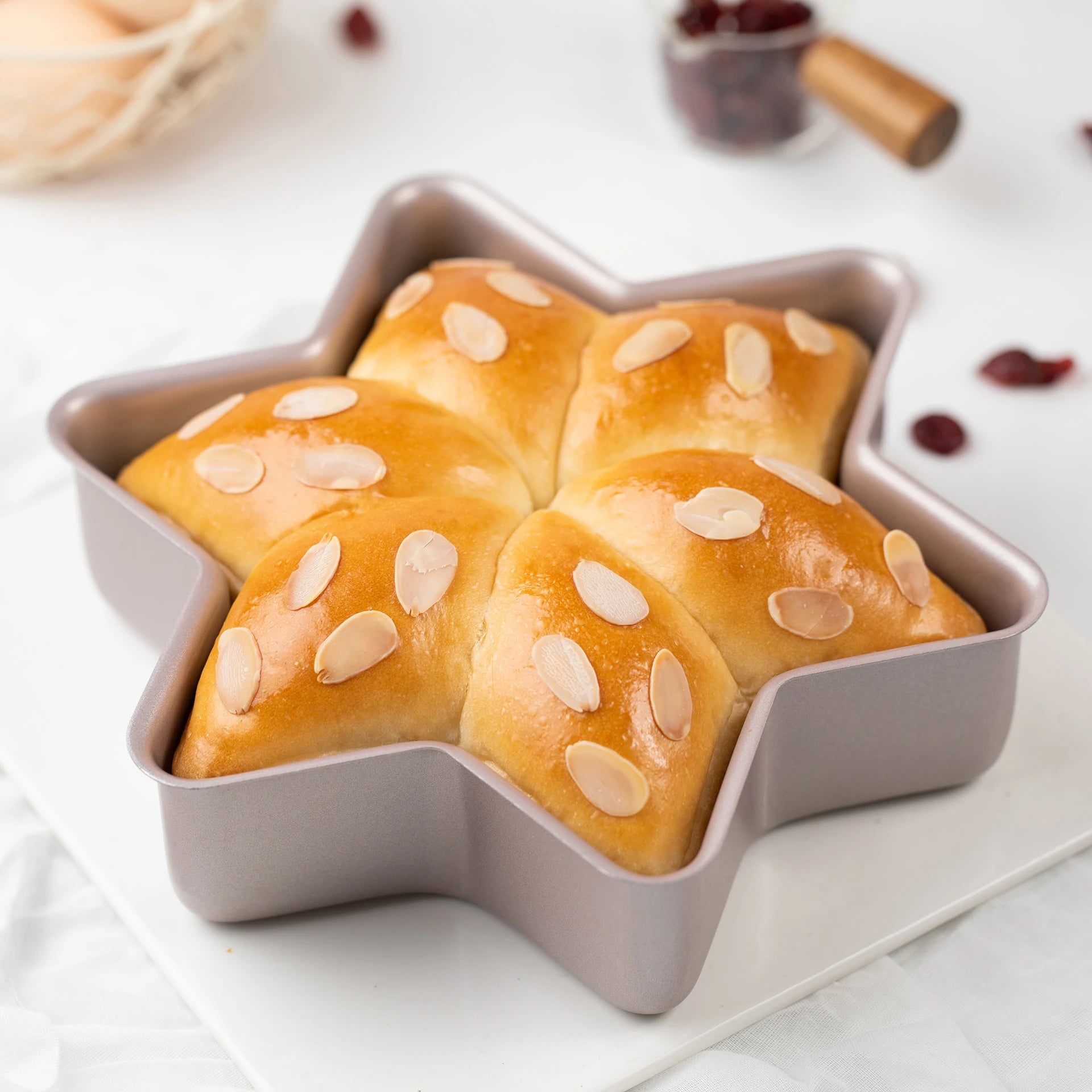Chefmade 21cm Star Cake Pan Bakeware- Professional Baking Results/ Safer Handling