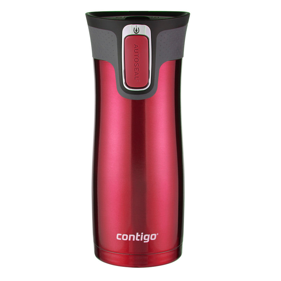 Contigo 473ml AutoSeal West Loop Travel Thermal Mug- Watermelon 507514