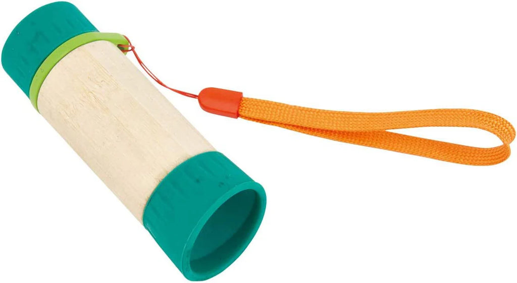 Hape Nature Fun Adjustable Kids Telescope Pretend Play Toy- Bamboo Outdoor Exploration Fun Entertainment HE5568