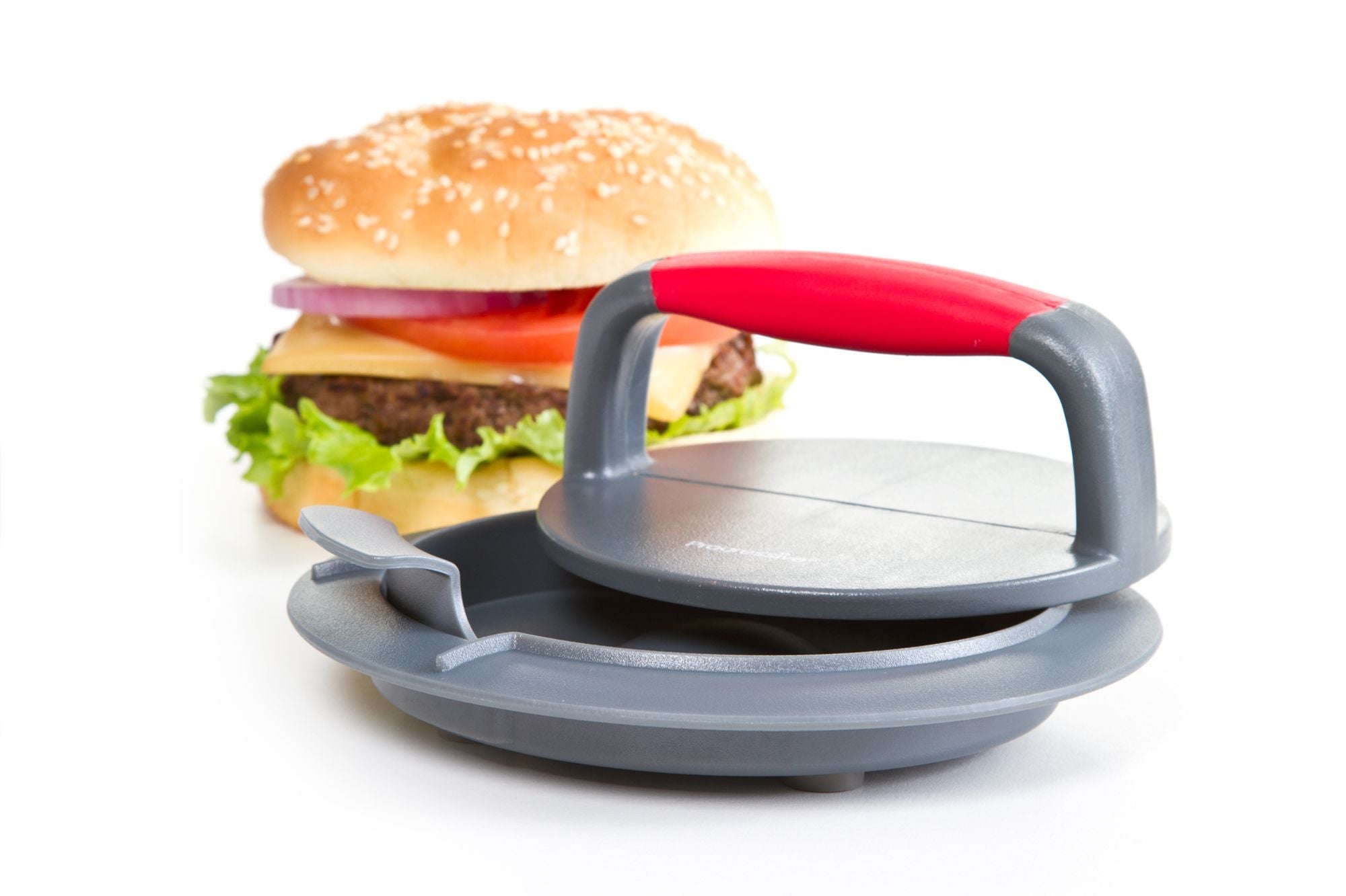 Progressive Prepworks Perfect Hamburger Burger Press- 3 Piece Set/ Press Forms Perfect For BBQ Home Burgers