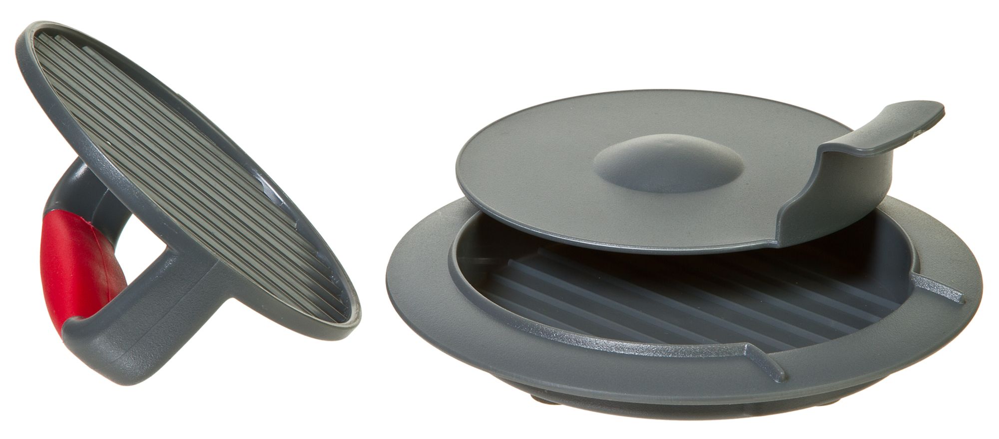Progressive Prepworks Perfect Hamburger Burger Press- 3 Piece Set/ Press Forms Perfect For BBQ Home Burgers