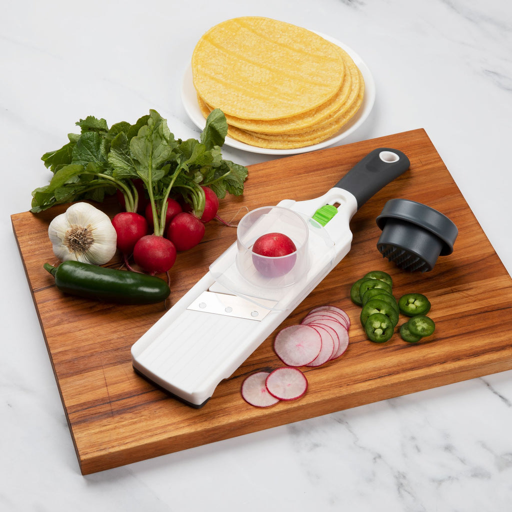 Progressive Prep Solutions Adjust A Slice Mini Mandoline- Perfect For Slicing/ Compact