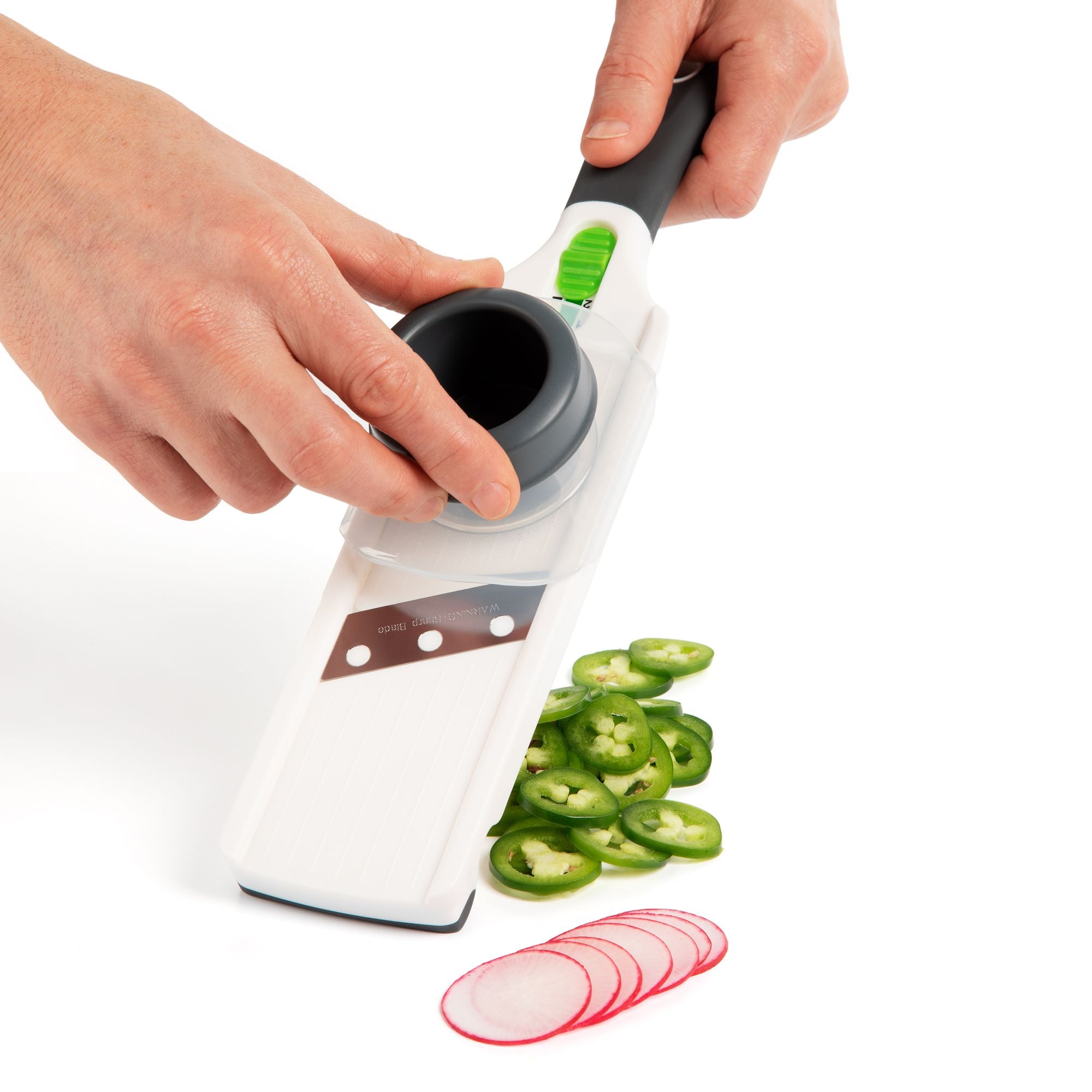 Progressive Prep Solutions Adjust A Slice Mini Mandoline- Perfect For Slicing/ Compact