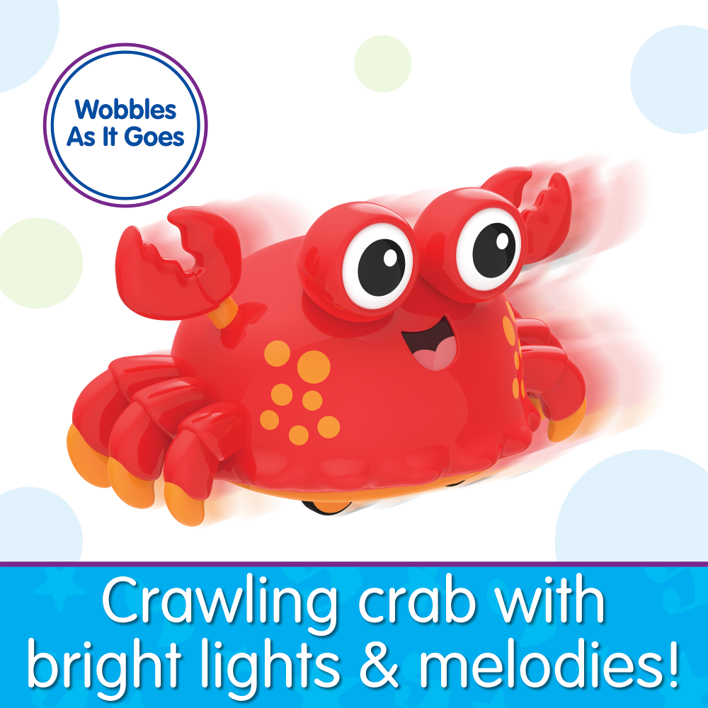 The Learning Journey Crawl About Crab With Fun Melodies Kids Toy Pretend Play- Develops Motor Skills/ Entertainment