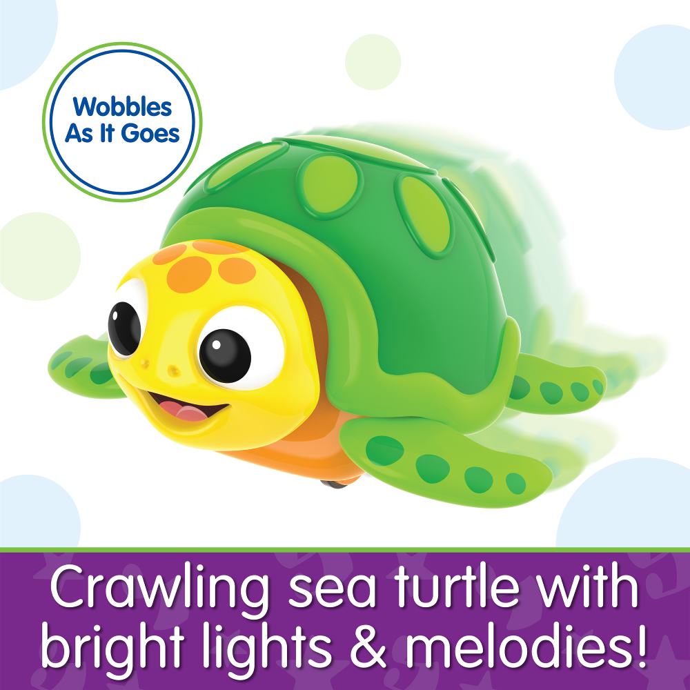 The Learning Journey Crawl About Turtle With Fun Melodies Kids Toy Pretend Play- Develops Motor Skills/ Entertainment