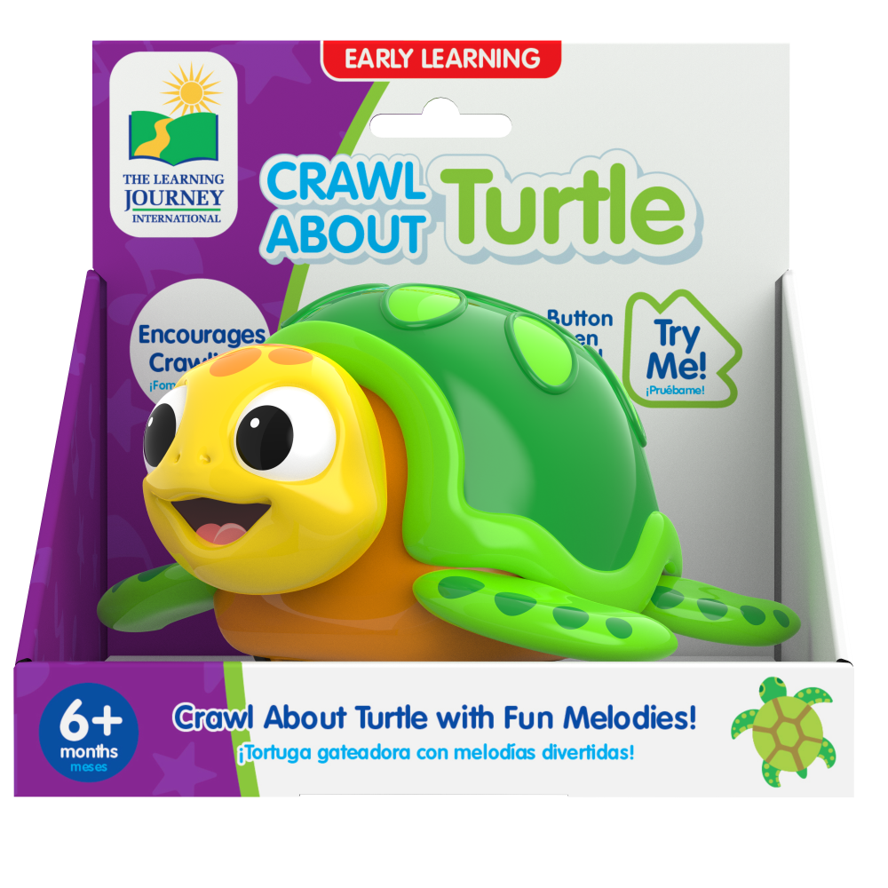 The Learning Journey Crawl About Turtle With Fun Melodies Kids Toy Pretend Play- Develops Motor Skills/ Entertainment