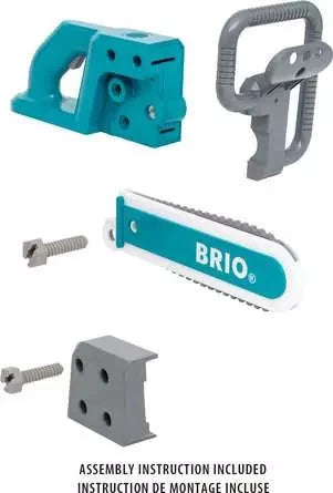 Brio Builder Kids Chainsaw Toy Pretend Interactive Play- Imaginative Construction/ Child- Friendly Play Fun Entertainment 34602
