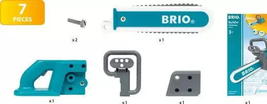 Brio Builder Kids Chainsaw Toy Pretend Interactive Play- Imaginative Construction/ Child- Friendly Play Fun Entertainment 34602