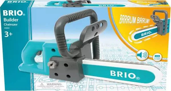 Brio Builder Kids Chainsaw Toy Pretend Interactive Play- Imaginative Construction/ Child- Friendly Play Fun Entertainment 34602