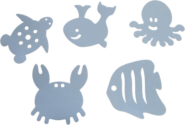 DreamBaby 10PK Watch Your Step Heat Alert Kids Anti- Slip Bath Mats- Versatile/ Easy To Use F128