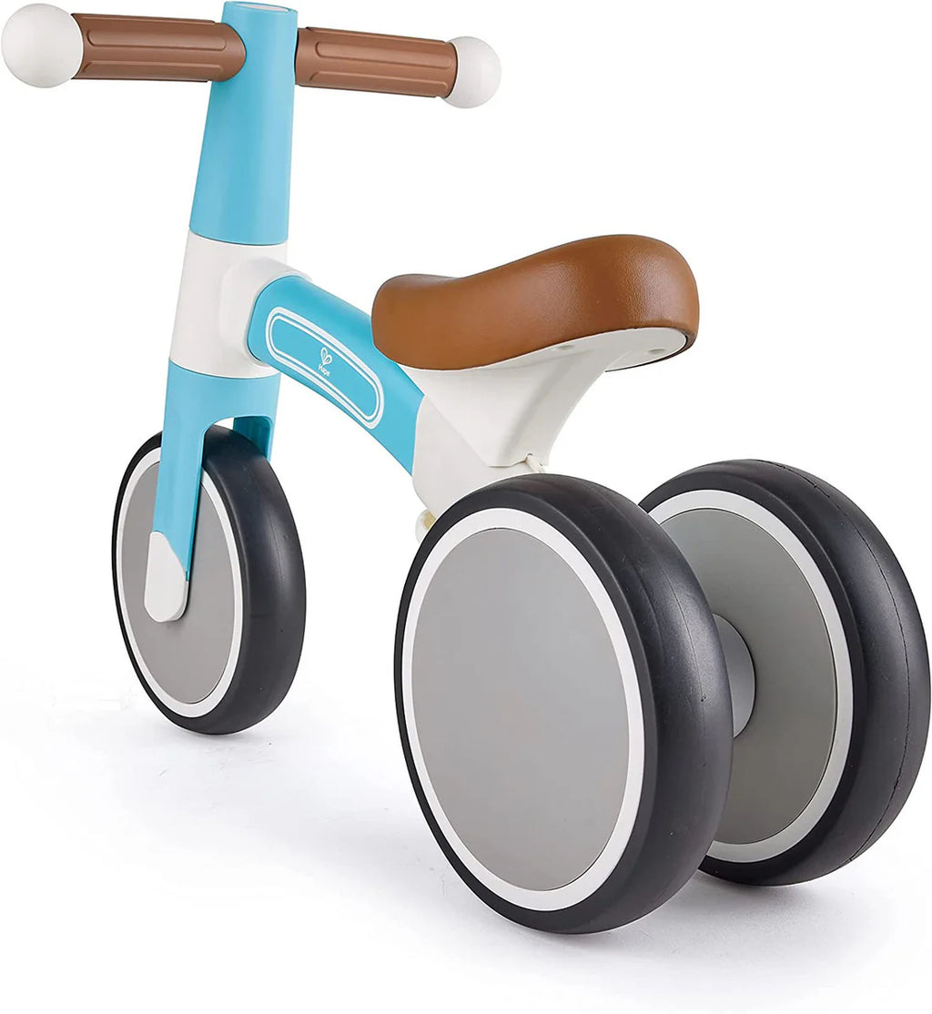 Hape Kids First Ride Balance Bike Bicycle– Lightweight Design/ Three Wheeled Adjustable Blue HE8652