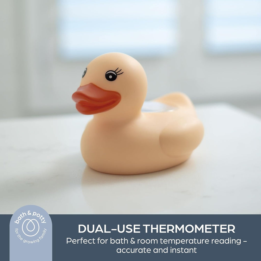 DreamBaby Duck USB Rechargeable Baby Bath Thermometer- Floating Bath Toy/ Real Time Reading G350