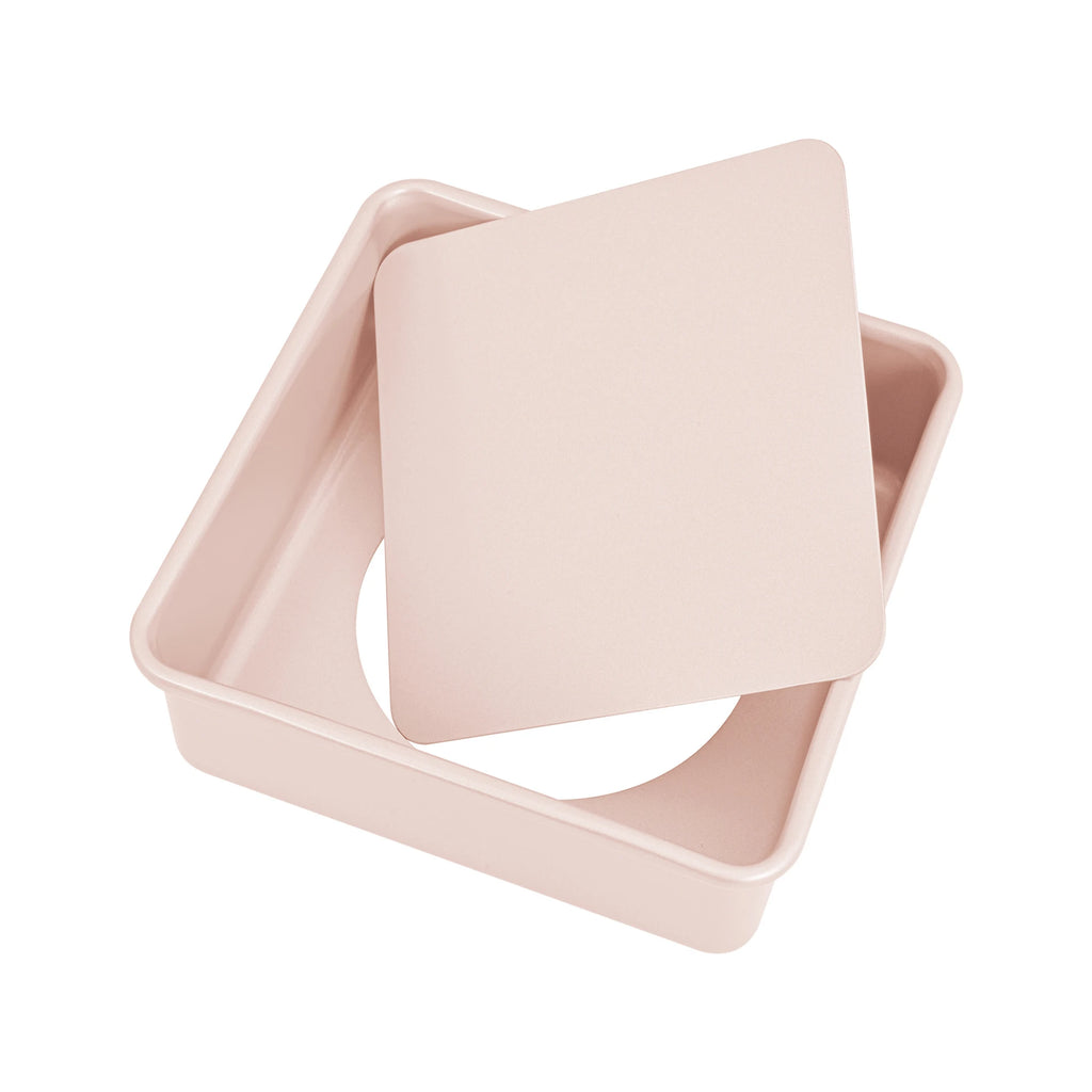 Chefmade 22cm Square Cake Pan Bakeware with Loose Base- Non- Stick/ Perfect For Shaped Cakes/ Slices