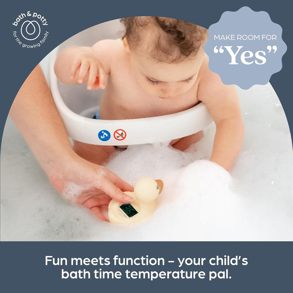 DreamBaby Duck USB Rechargeable Baby Bath Thermometer- Floating Bath Toy/ Real Time Reading G350