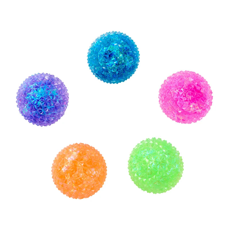2PK J'adore Spiky Orb Squishy Squeeze Stress Relief Toy – Playful Texture/ Stretchy Sensory Fidget Kids/ Adults Fun 852434