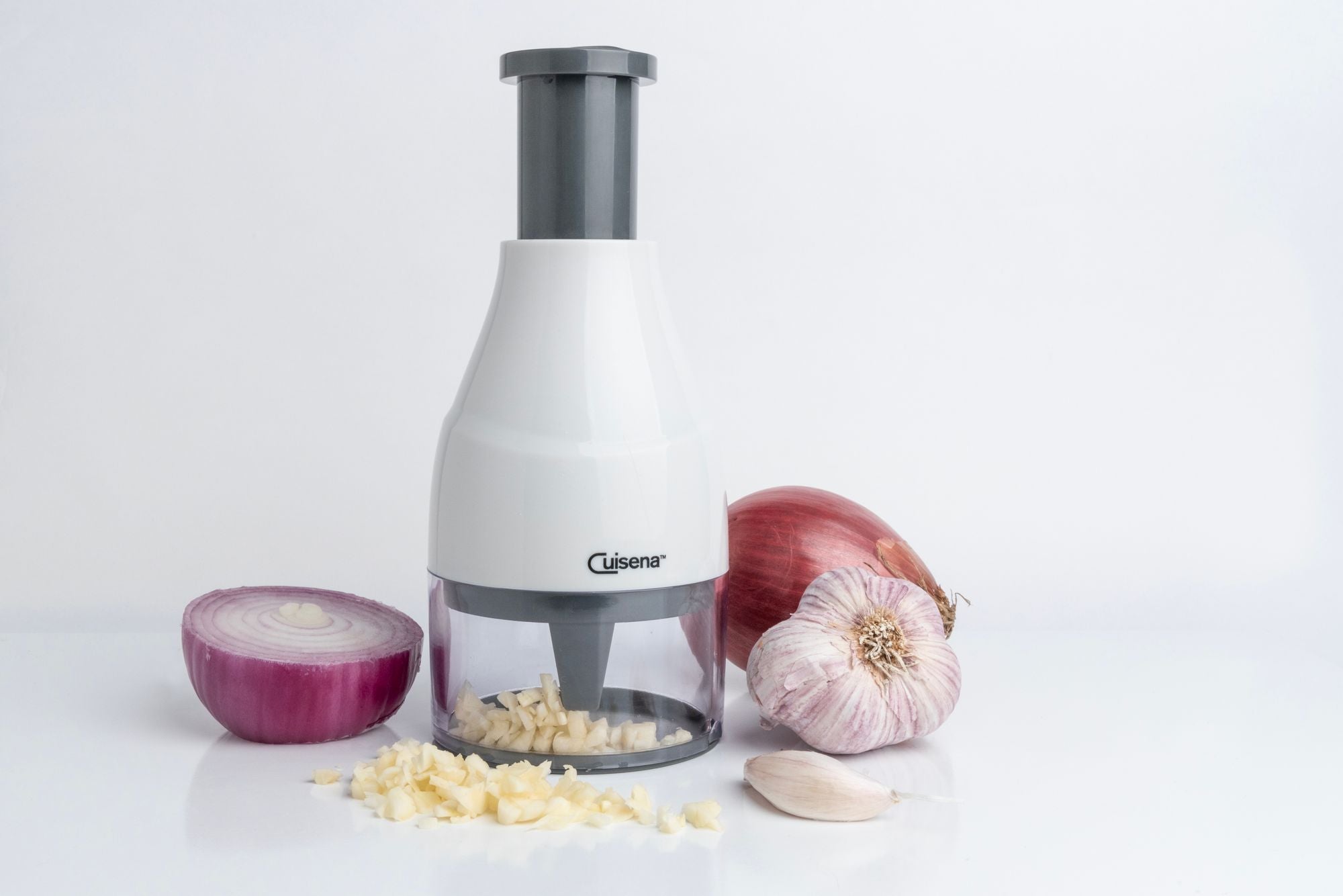 Cuisena Large Prep Food Chopper- Chop Various Ingredients Vegetables/ Herbs/ Nuts- Compact & Portable Design