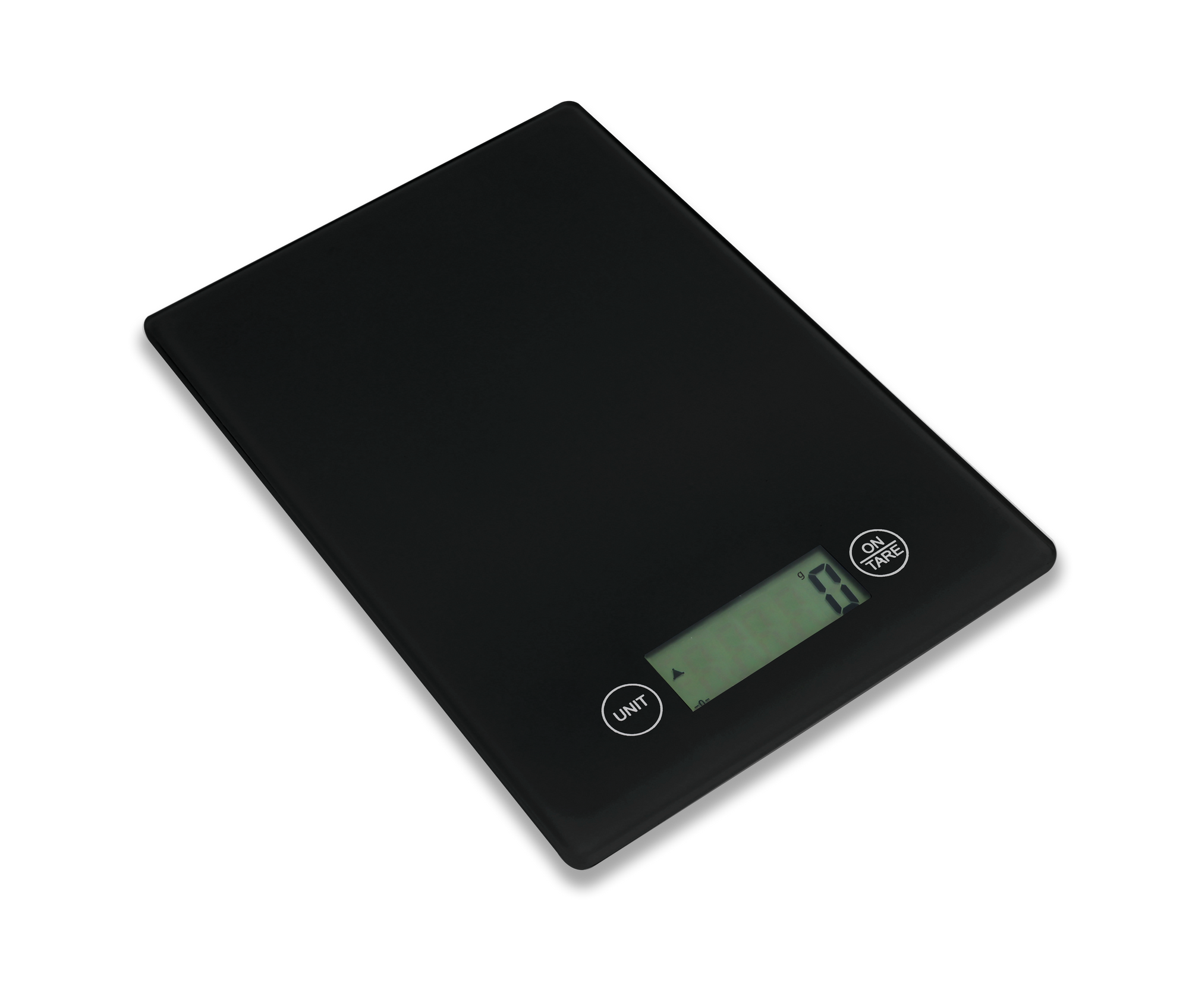Cuisena 5kg Digital Scale- Tempered Glass Platform/ Auto- Off Function Black