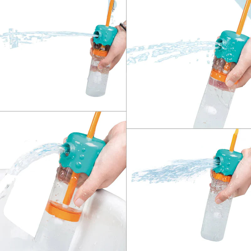 Hape Kids Multi Spout Sprayer Bath Toy Pretend Play- Plastic Pump/ Kids Entertainment Fun HE0210