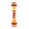 Hape Beaded Raindrops Rattle Rattlemaker- Educational / Kids/ Baby/ Sound Musical Wooden Toy Red