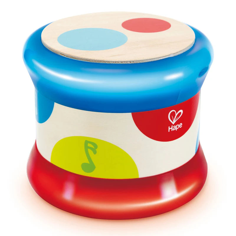 Hape Kids Baby Drum Toy Pretend Play- Funky Beats Music Rythym Fun