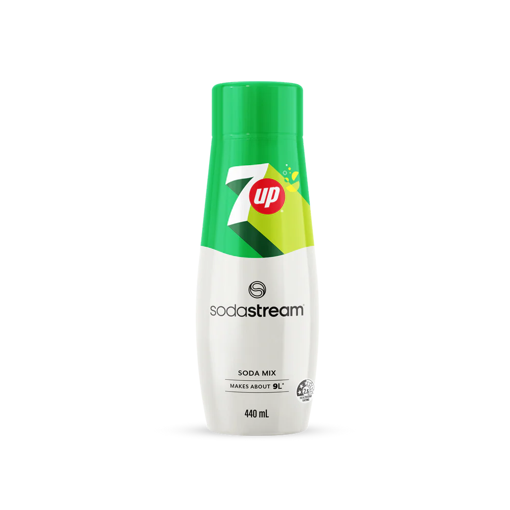 SodaStream 7Up Syrup 440ml Drinking Soda Mix- Makes Up To 9L