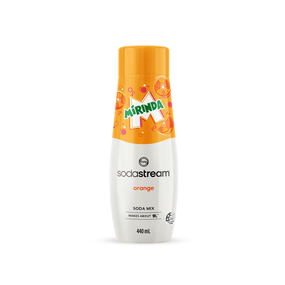 SodaStream Mirinda Syrup 440ml Drinking Soda Mix- Makes Up To 9L