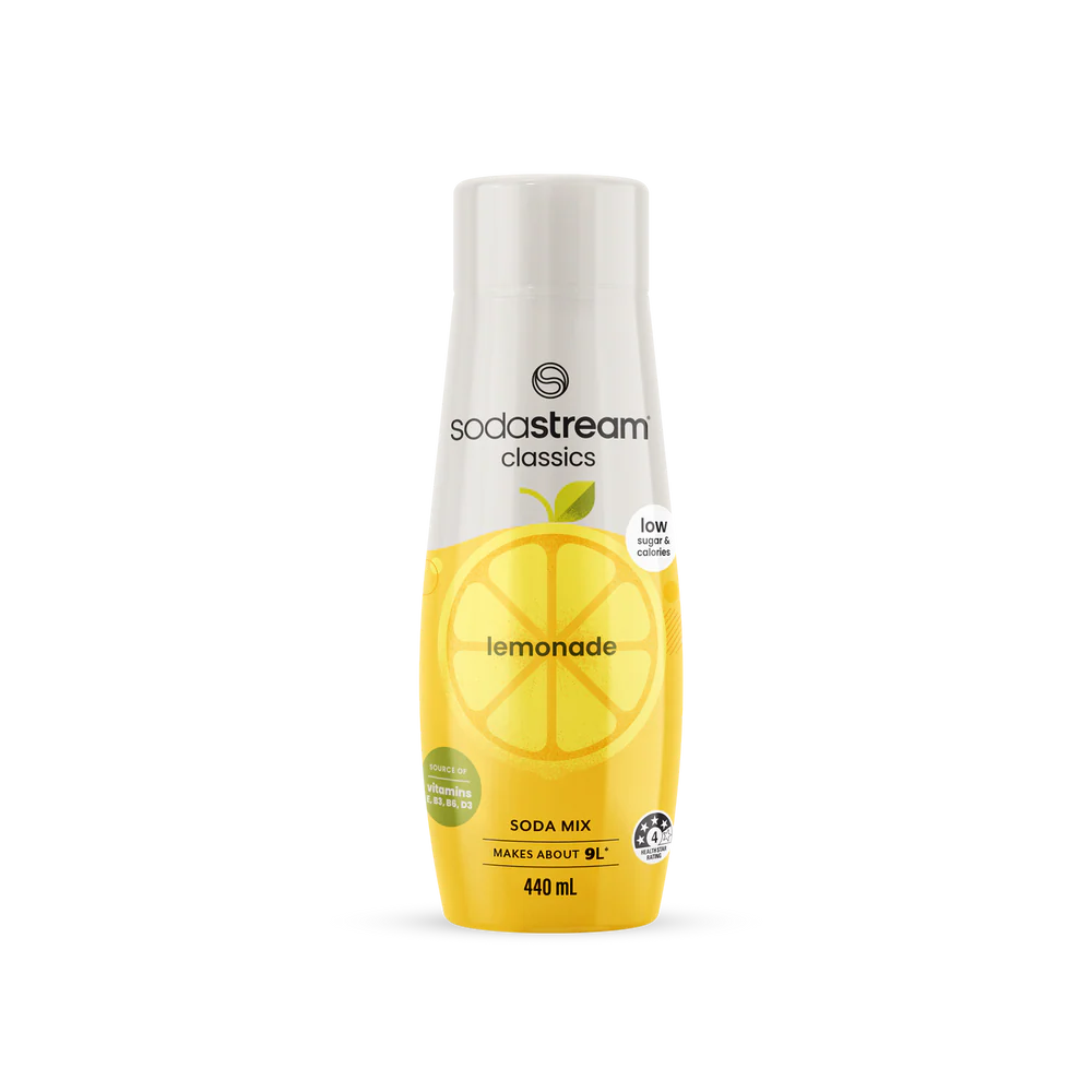 SodaStream Zeroes Lemonade Syrup 440ml Drinking Soda Mix- Makes Up To 9L
