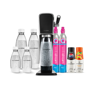 SodaStream Art Black Sparkling Water Maker Machine- Home Soft Fizzy Drink