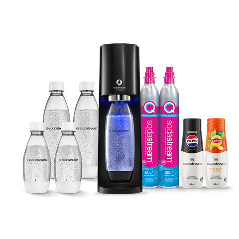 SodaStream "E-Terra" Electric Spirit One Touch Sparkling Drinks Water Maker- Fizzy Drinks