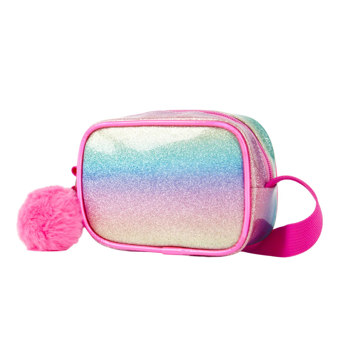 Pink Poppy Dreamland Cross Body Bag With Pom Pom- Adjustable Strap/ Comfortable Fit Perfect For Day Out Playdate BAJ501