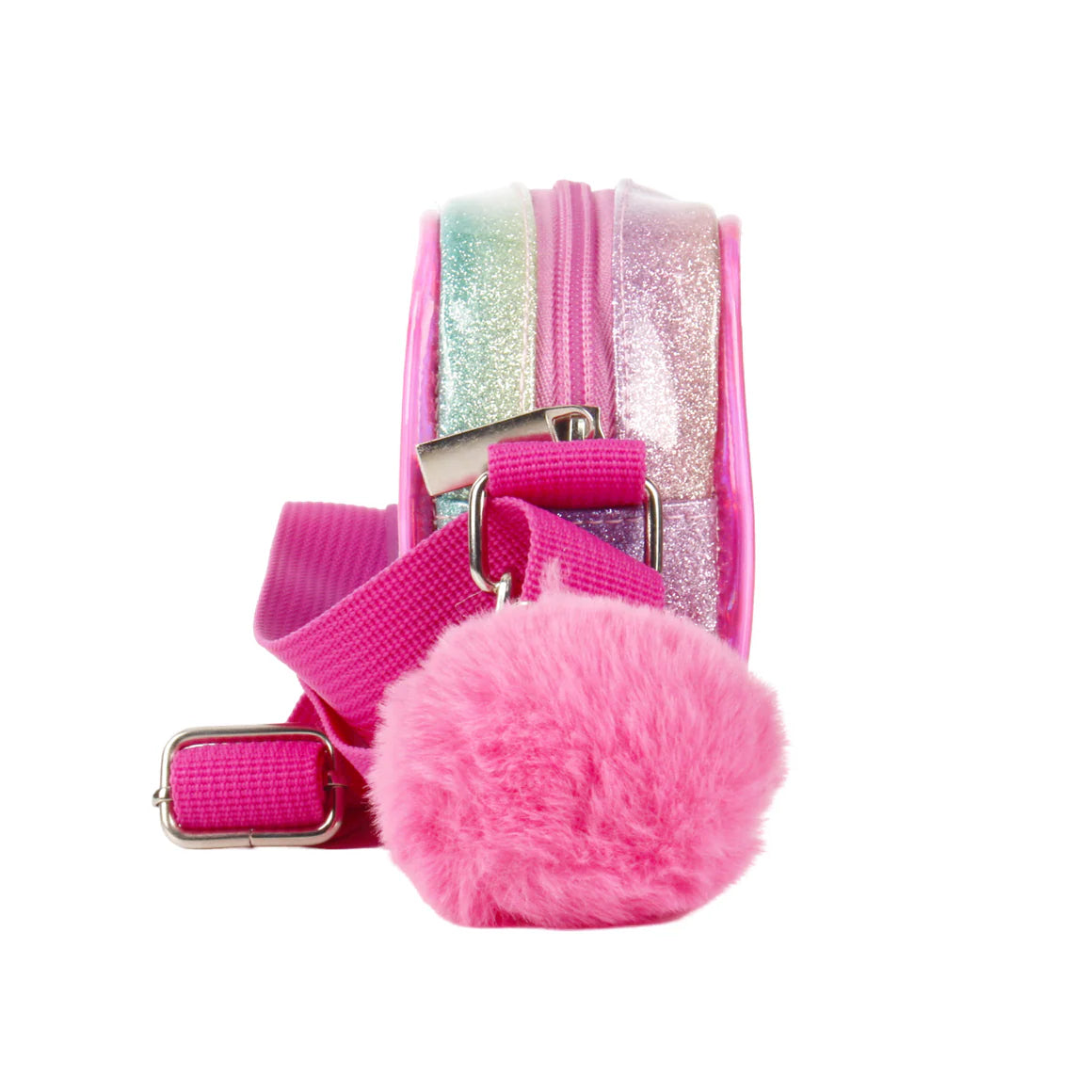 Pink Poppy Dreamland Cross Body Bag With Pom Pom- Adjustable Strap/ Comfortable Fit Perfect For Day Out Playdate BAJ501
