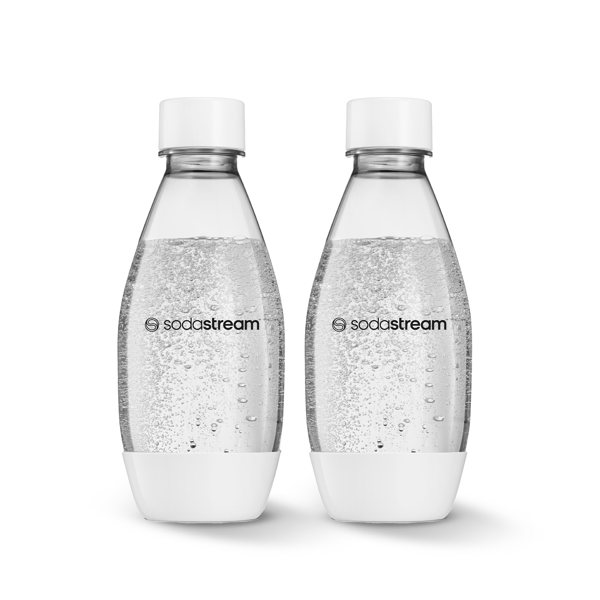 SodaStream 0.5L Carbonating Bottles White Set Of 2 In Package