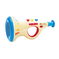 Hape Kids Super Musical Pixel Trumpet Toy Pretend Play– Light Up Interactive Musical/ Hand - Eye Coordination Fun Entertainment HE1228