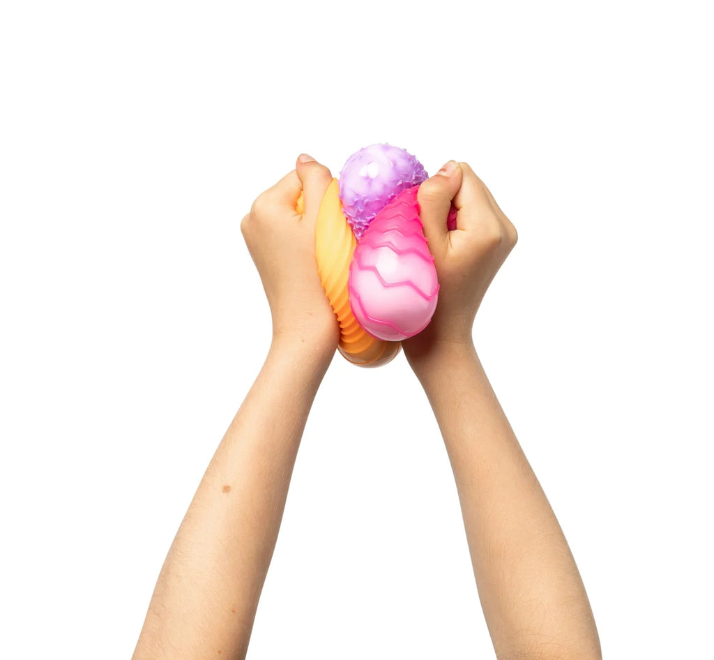 Sensory Sprouts Mindful Monster Ball Squishies Sensory Fidget Toy- Stress Relief/ Mindful Play Kids Adult Fun EVLSMB1