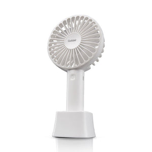 Goldair 10cm Mini USB Rechargeable Handheld Portable Fan- White